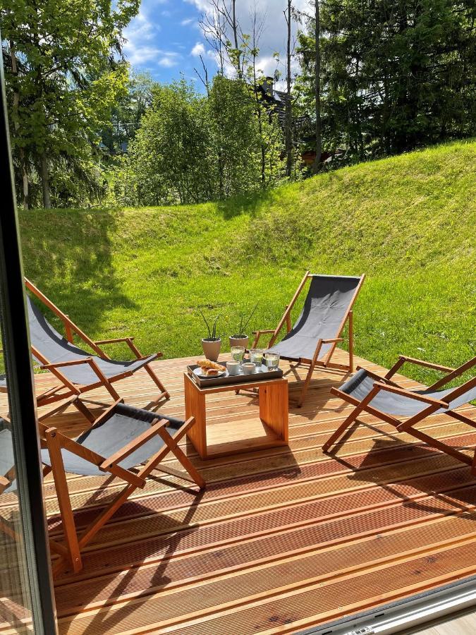 Apartament Zakopane Willa Hrube Parter Z Tarasem I Kominkiem エクステリア 写真